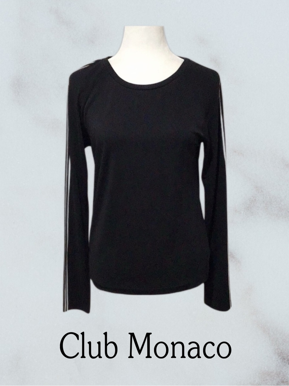 CLUB MONACO Clover Tee Size Large NWT